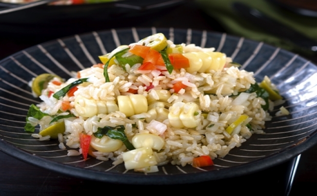 Ensalada de arroz integral